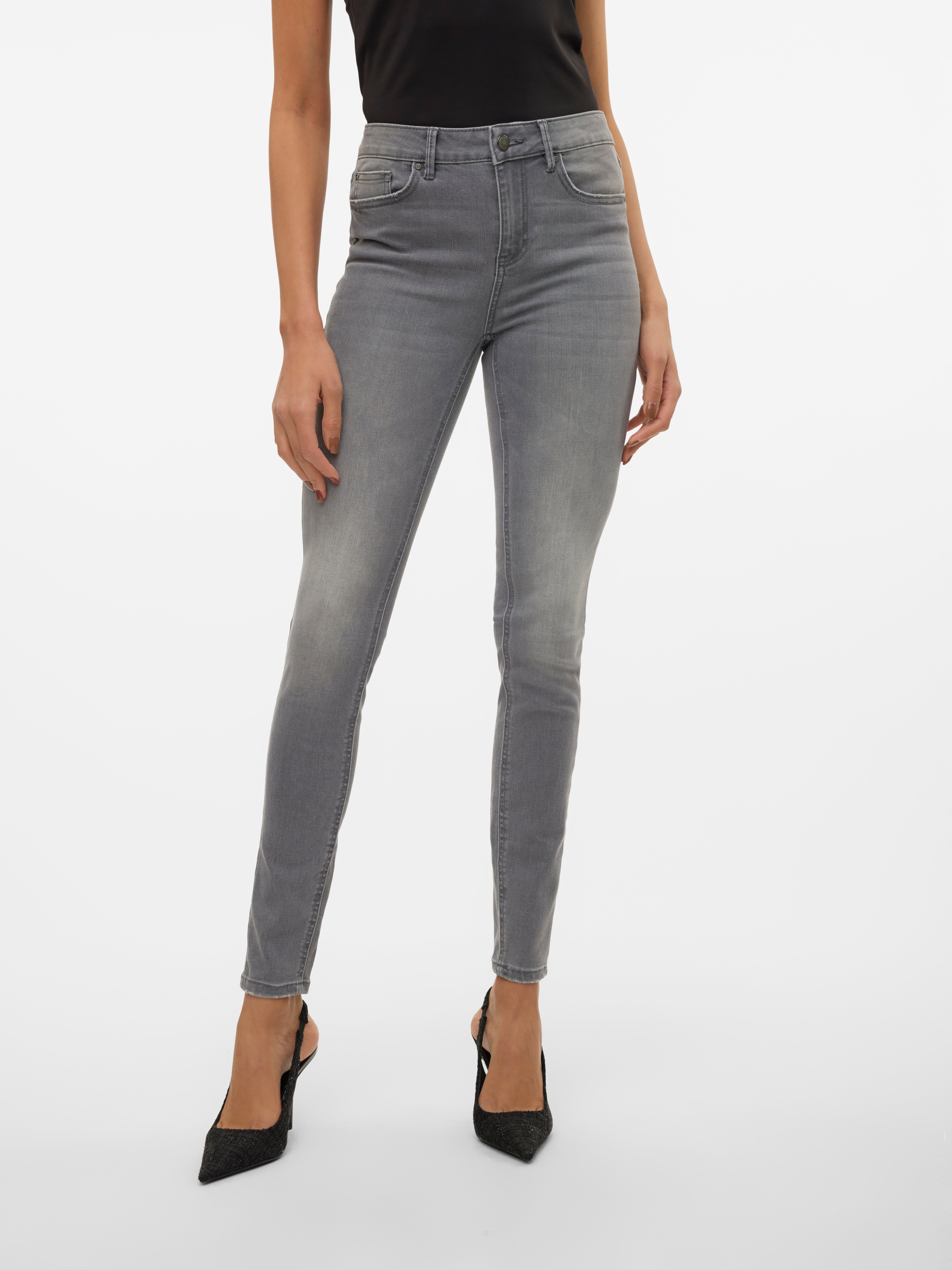 VMFLASH Mid Rise Skinny Fit Jeans