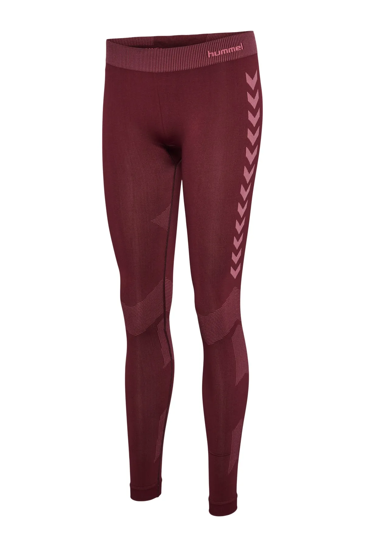 hummel  Sport-Leggings - Rot - Mittlerer Bund