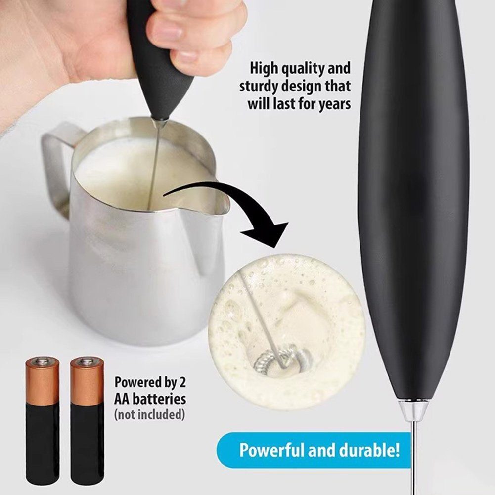 Blusmart Milchaufschäumer Handheld Batterie Elektrische Milchaufschäumer Schäumer Kaffee