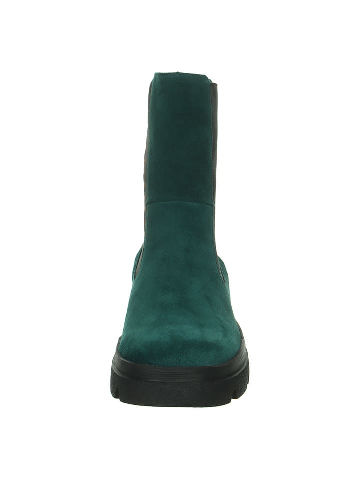 Think! Leder-Chelsea-Boots in Dunkelblau günstig kaufen