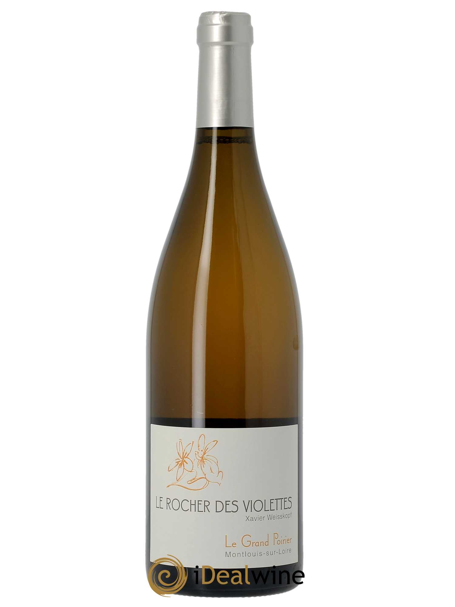 Montlouis-sur-Loire Le Grand Poirier Moelleux Le Rocher des Violettes  2020 - Lot de 1 Bouteille