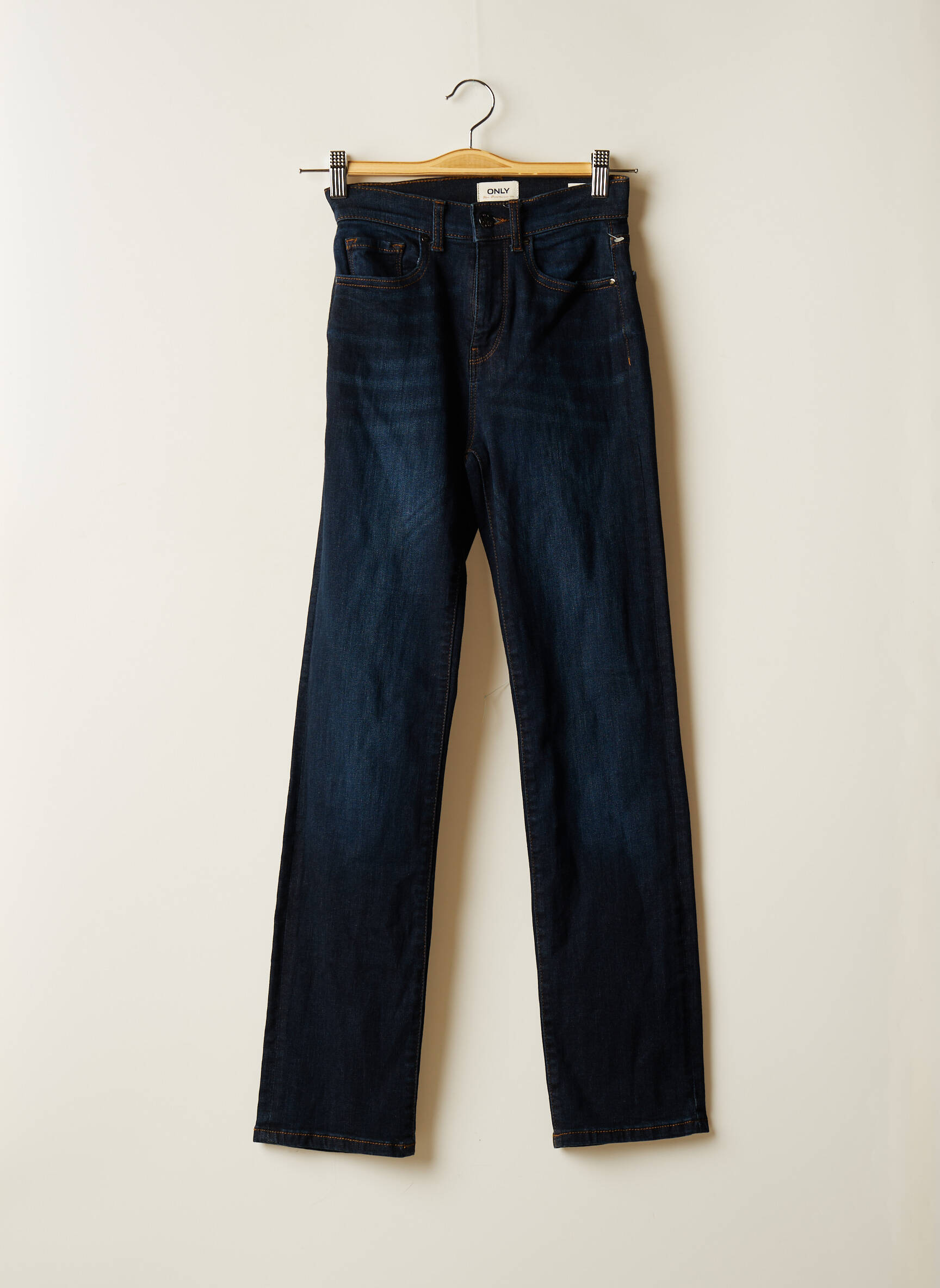 Only Jeans Coupe Slim Femme couleur bleu
