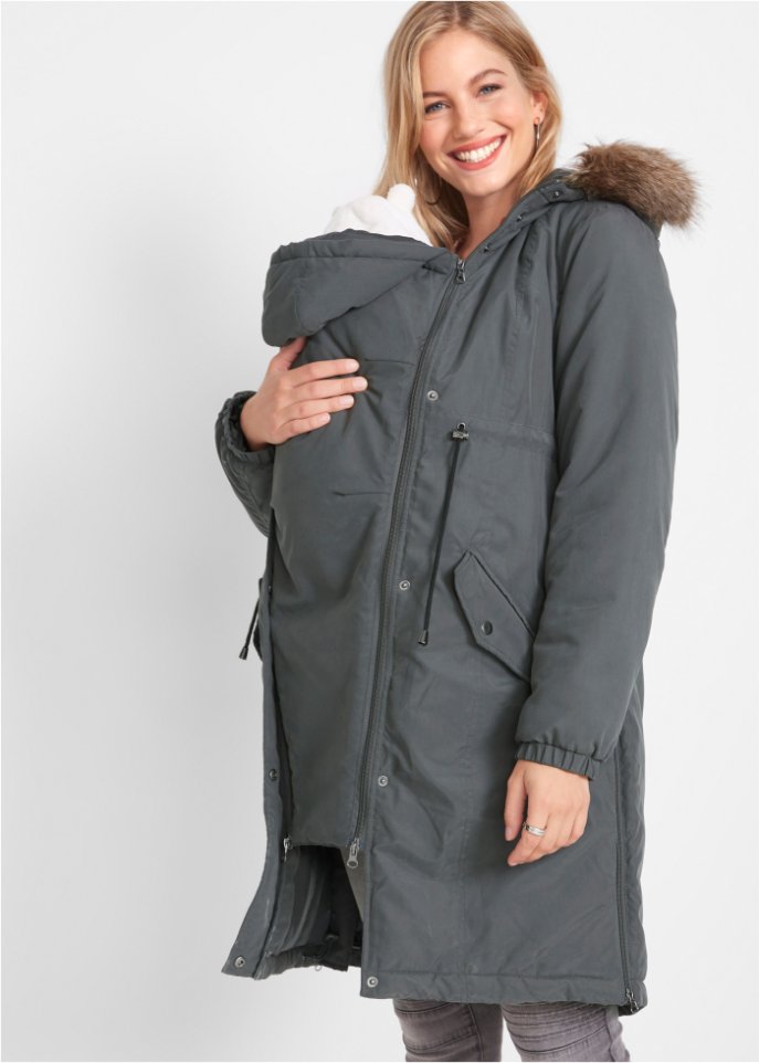 Tragejacke / Umstandsparka, wattiert