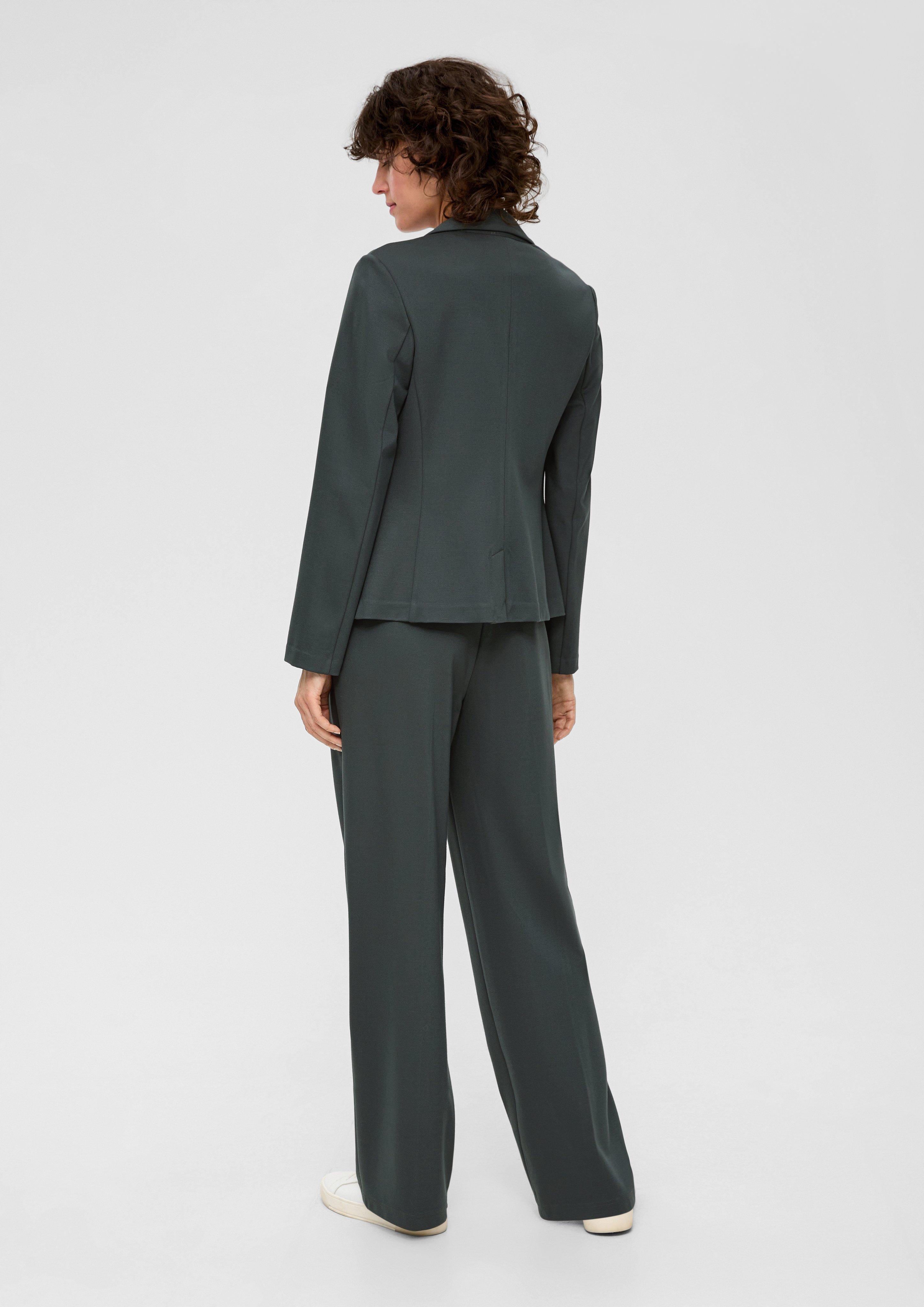 Regular: Twill-Hose mit Wide Leg  2133509-7909