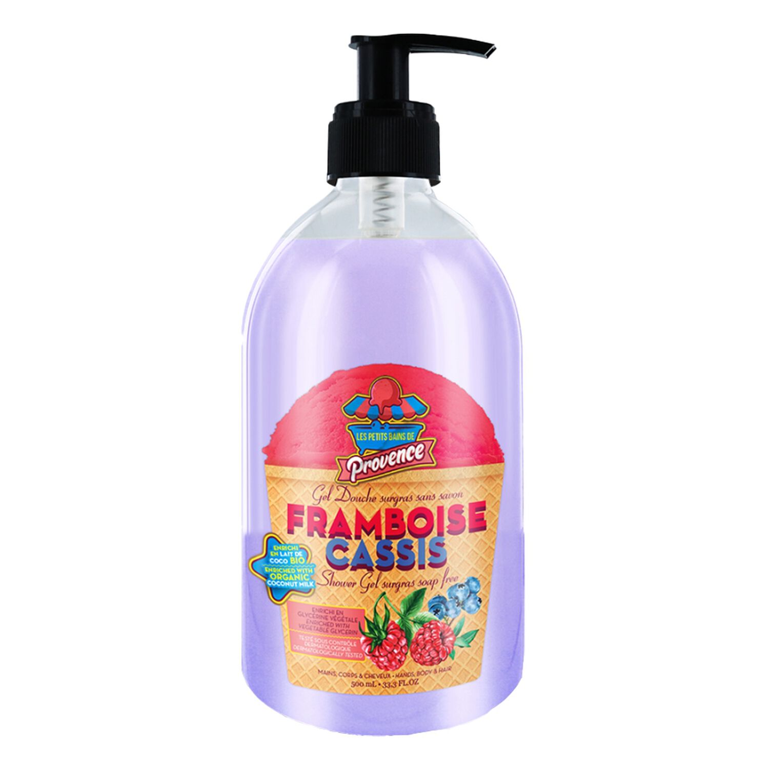 Les Petits Bains de Provence Framboise Cassis Gel Douche