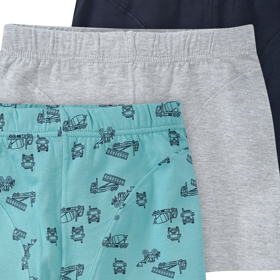 3 Jungen Boxer in verschiedenen Dessins
