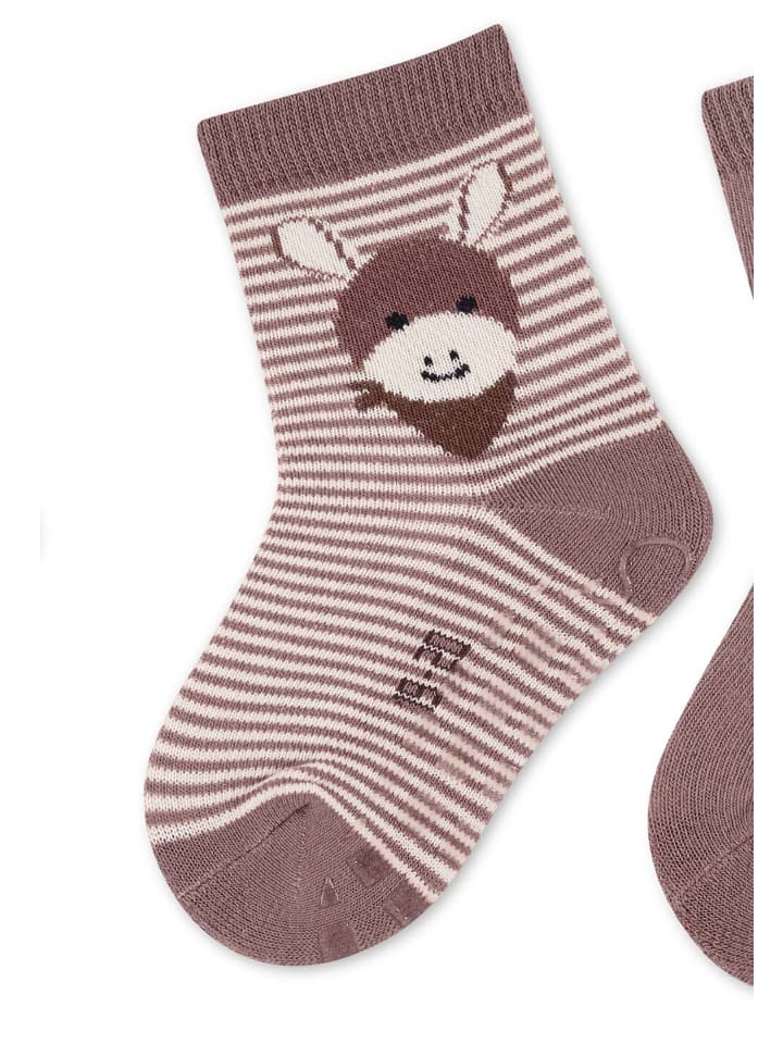 Sterntaler GOTS ABS Socken 2er-Pack Emmi in braun günstig kaufen