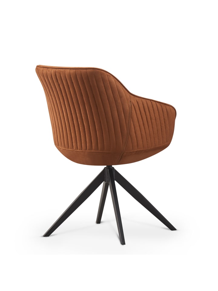 B&D Home Drehstuhl KATJA in Curry - (B)58 x (H)81 x (T)60,5 cm günstig kaufen onesize