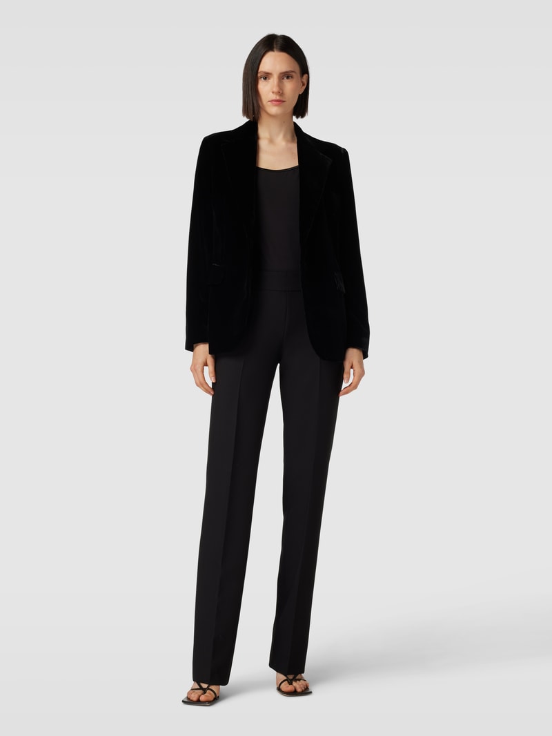 Blazer mit Reverskragen in black