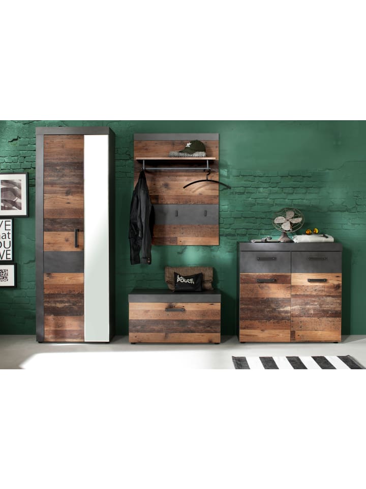 ebuy24 Garderobenaufstellung Irwin G Braun 265 x 37 cm günstig kaufen onesize