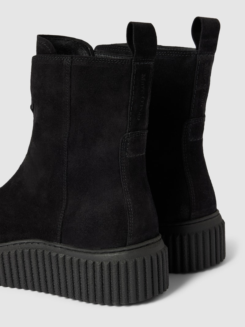 Boots mit Reißverschluss Modell 'BIANCA' in schwarz