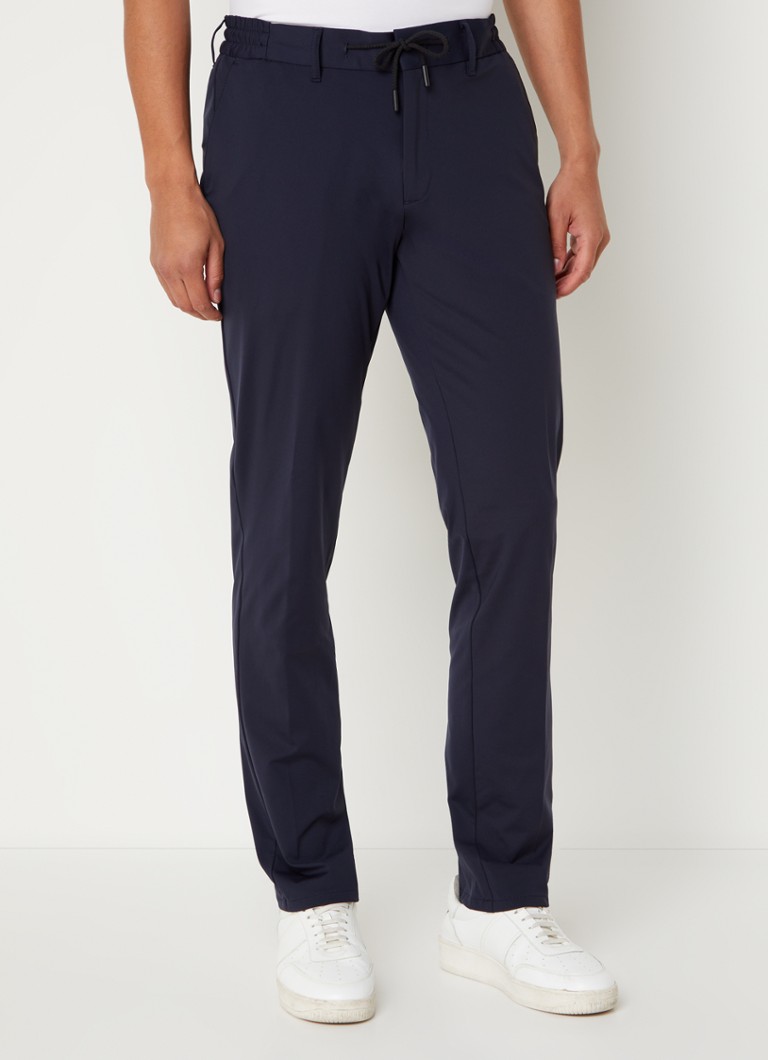 Boggi Milano Slim fit bikses ar aukliņu un elastīgu apdari