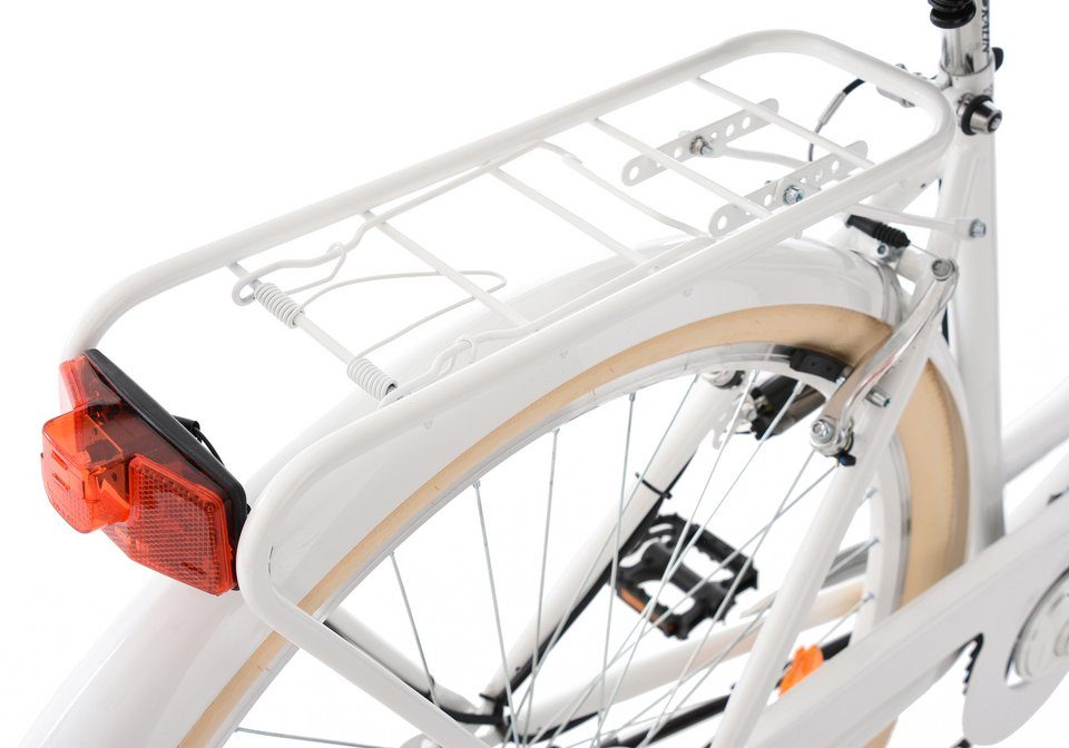 KS Cycling Cityrad Balloon, 6 Gang Shimano Tourney RD-TZ 50 Schaltwerk, Kettenschaltung