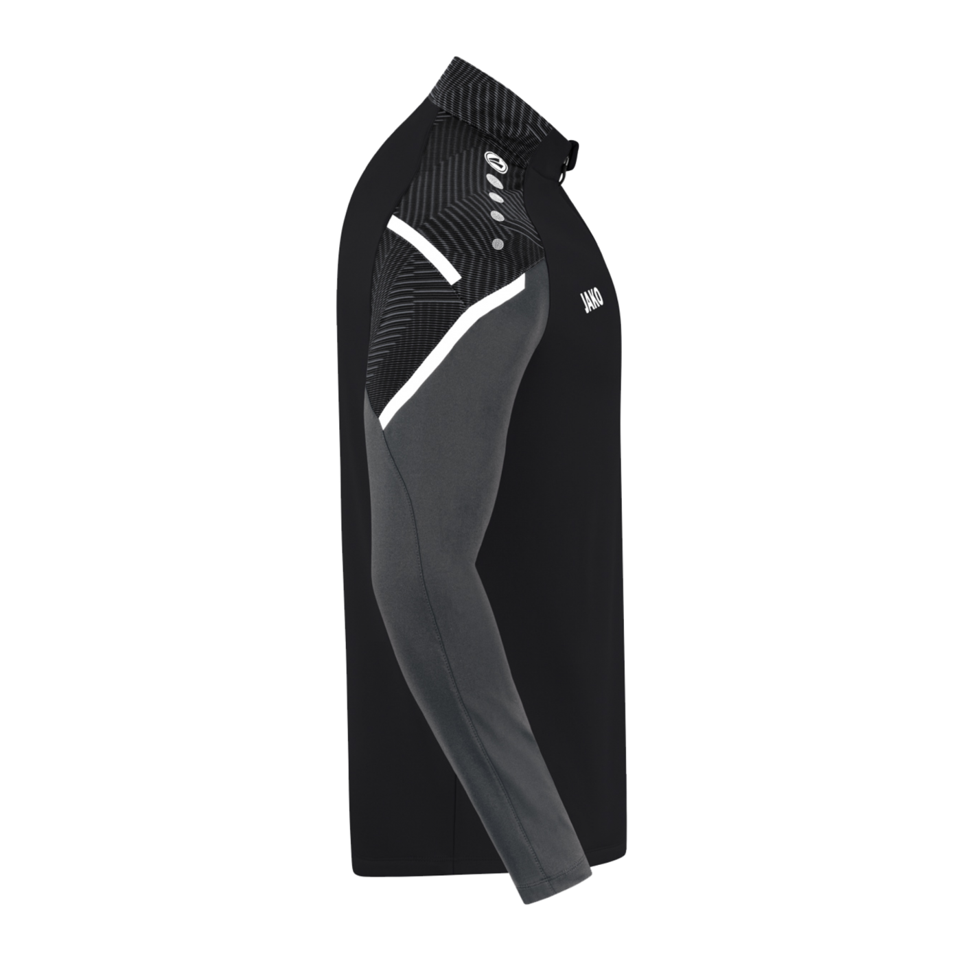 JAKO Performance Ziptop Kids Schwarz Grau F804
