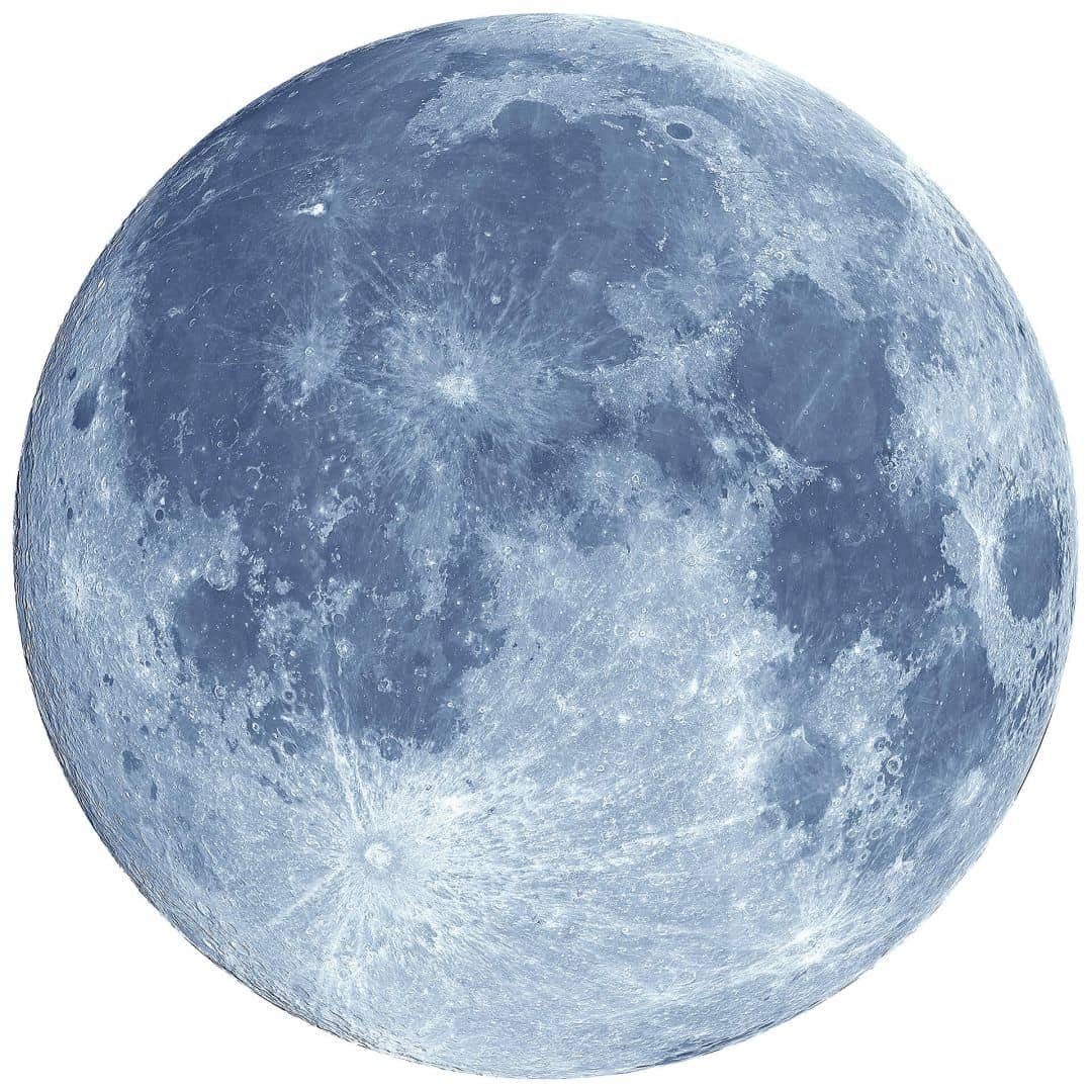 K&L Wall Art Fototapete Fototapete Mond Planet Vollmond Kinder Vliestapete Rund Tapete, Moon Tapete