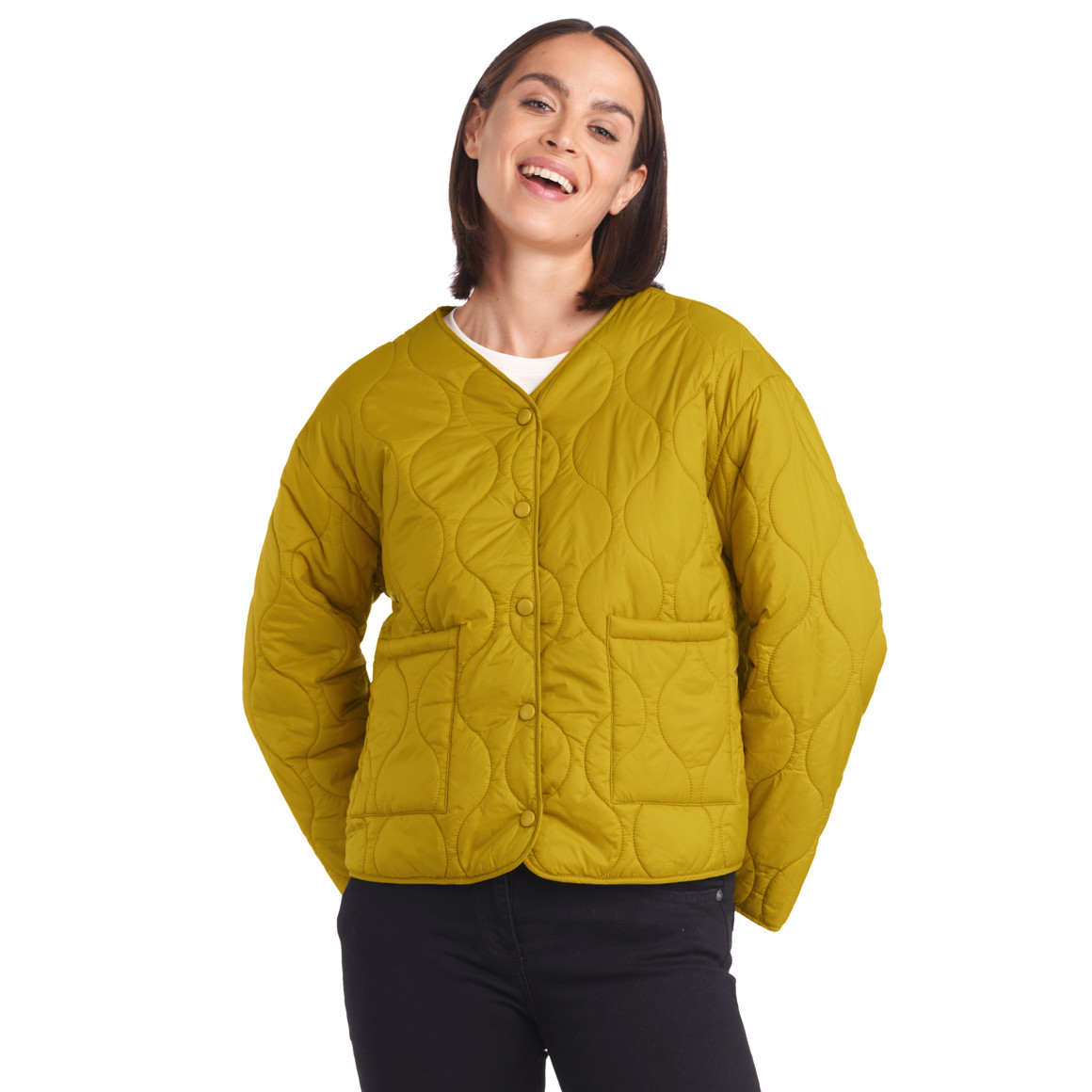 Damen Steppjacke mit leichter Wattierung