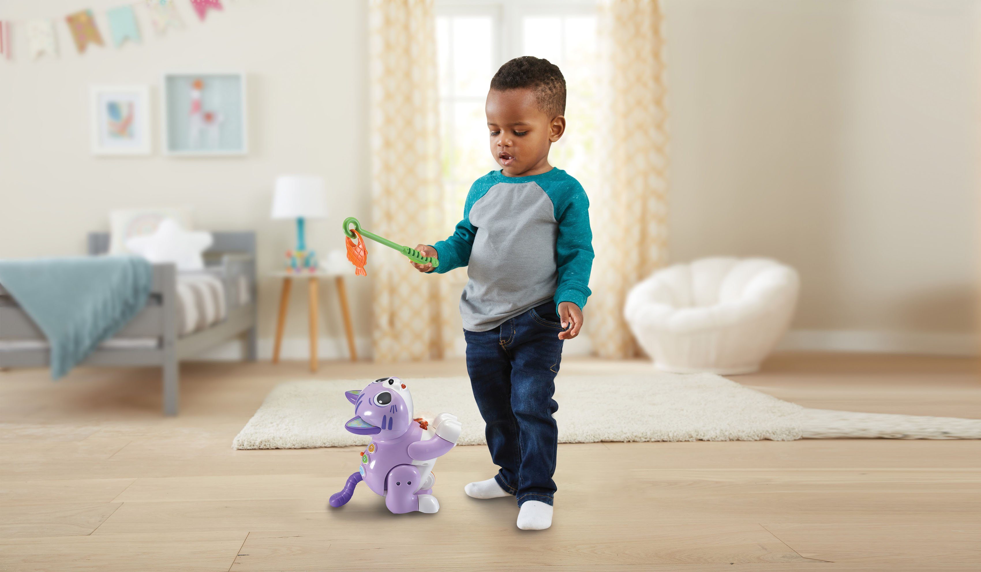 Vtech® Lernspielzeug VTechBaby, Spiel-mit-mir-Kätzchen, mit Soundeffekten