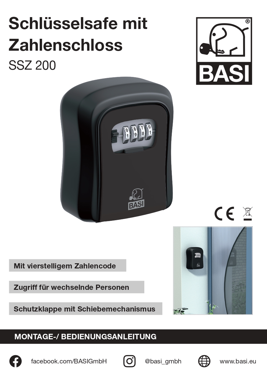 Basi SSZ 200 Schlüsselsafe