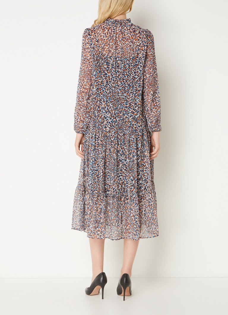 Vestido midi semitransparente con estampado Penele de Phase Eight