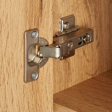 HELD MÖBEL Spiegelschrank Malibu Breite 80 cm, mit Spiegeltüren und Türendämpfern