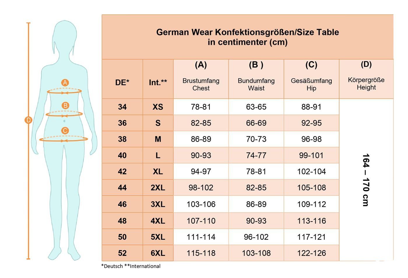 German Wear Jeansrock Trend462R Midi Denim Denim Trendiger Midi Rock Jeansrock Denimrock Business Rock