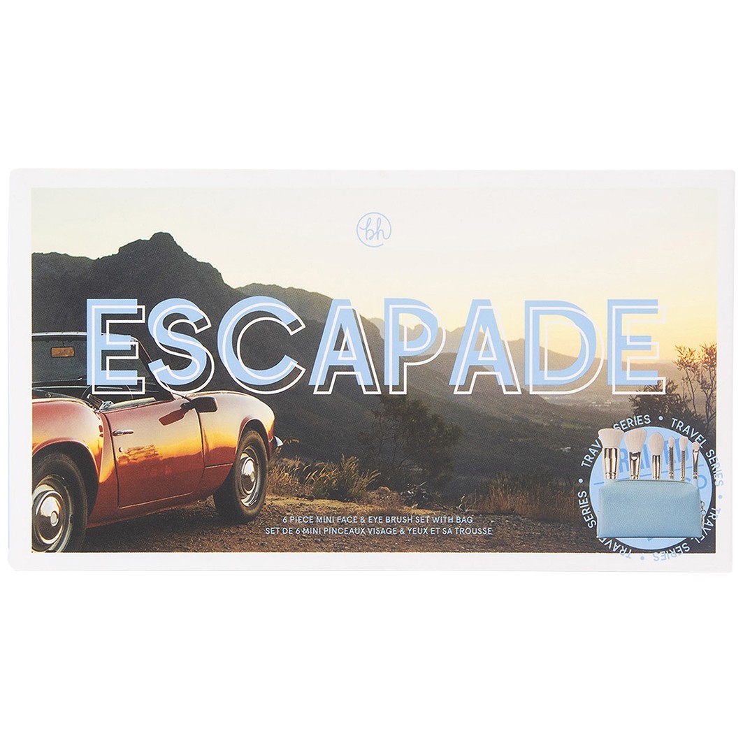 Travel Series: Escapade - 6 Piece Mini Face & Eye Brush Set with Bag