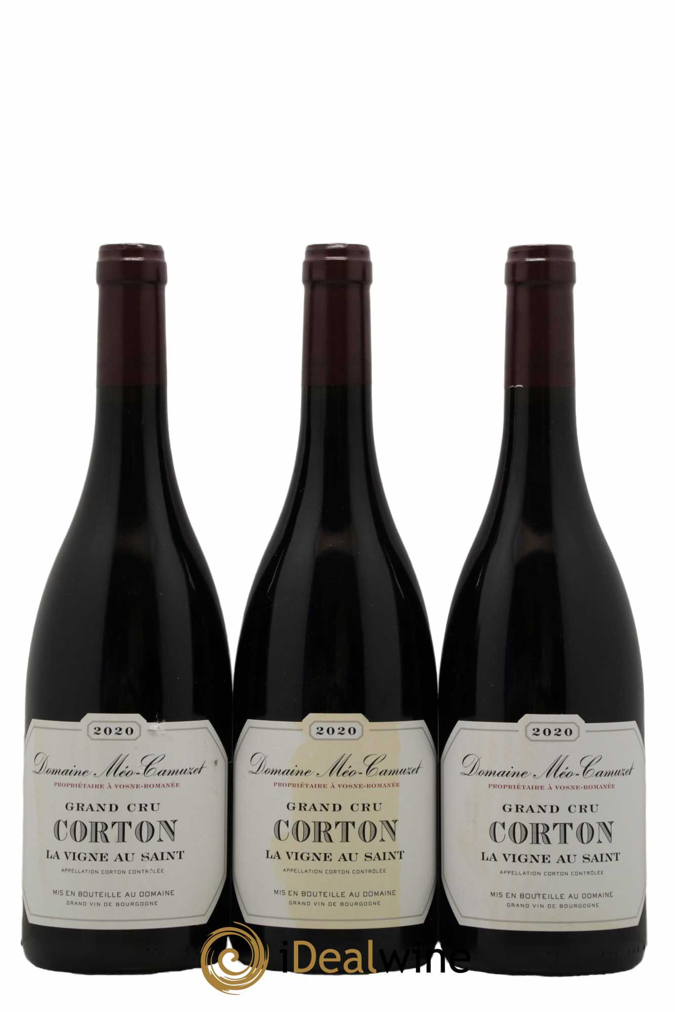 Corton Grand Cru La Vigne au Saint Méo-Camuzet (Domaine)  2020 - Lot de 3 Bouteilles