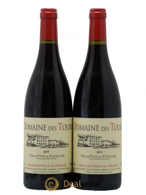 IGP Vaucluse (Vin de Pays de Vaucluse) Domaine des Tours Emmanuel Reynaud  2017 - Lot de 2 Bouteilles