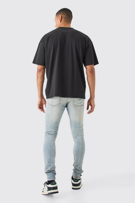 Oversize T-Shirt mit Dark Tropics Print
