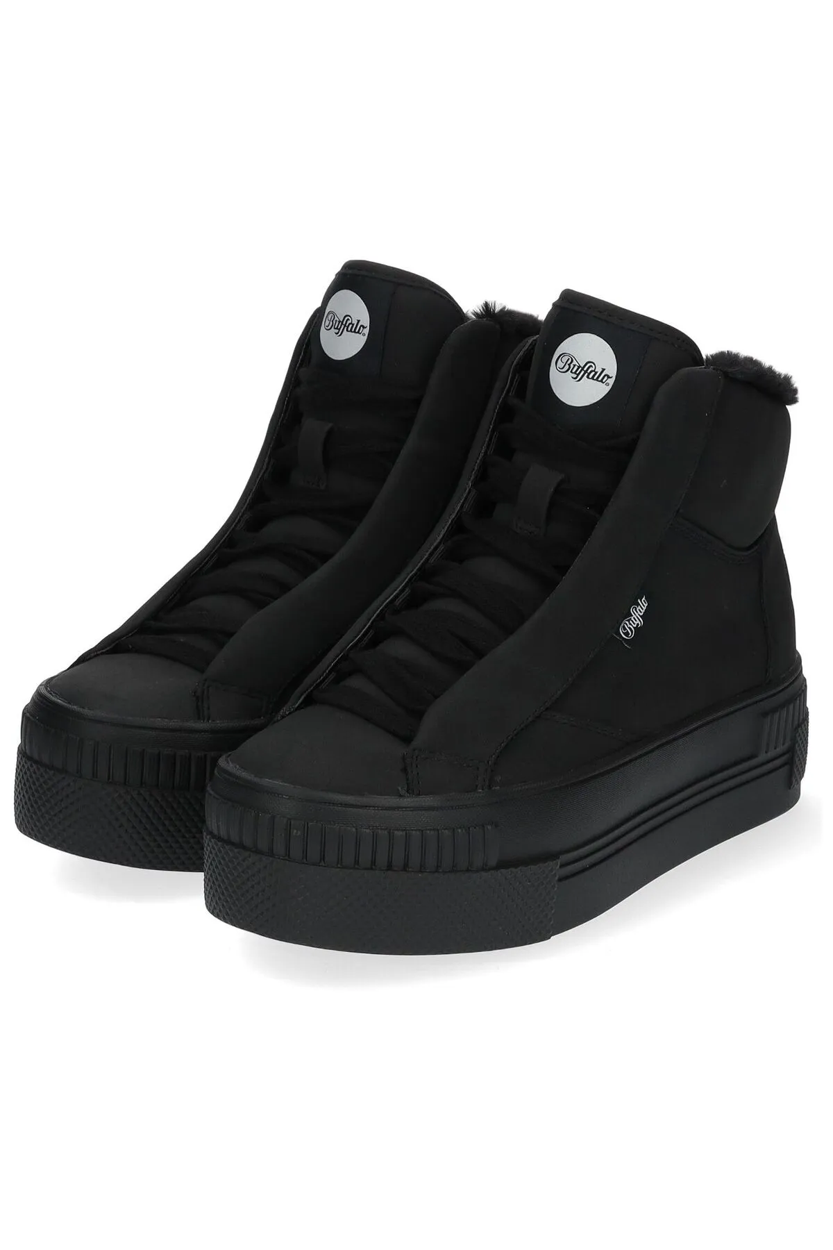 Buffalo  Stiefelette - Schwarz - Flacher Absatz