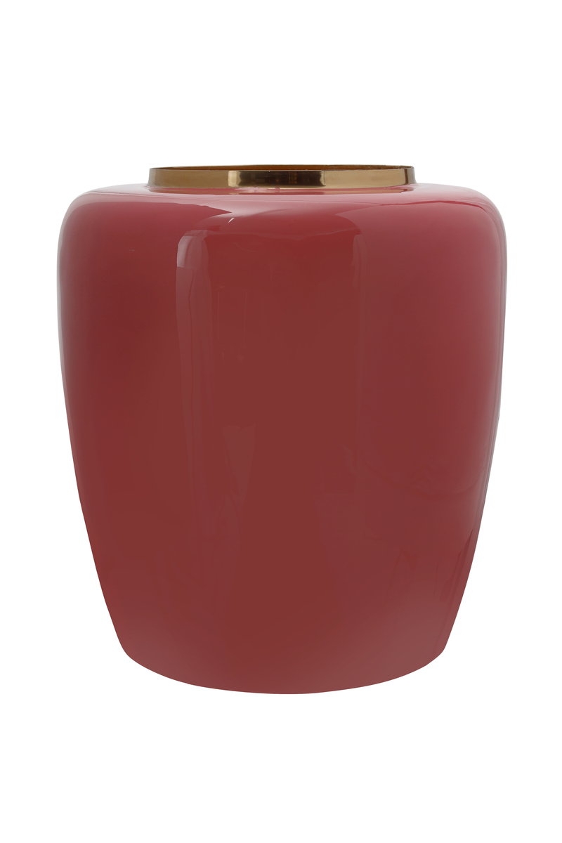 Kayoom Vase Art Deco 125 Koralle / Gold