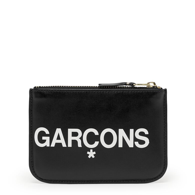 Comme des Garcons Wallet Huge Logo black