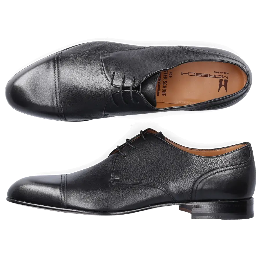 Moreschi - Businessschuhe Derby 042639 Kalbsleder - schwarz