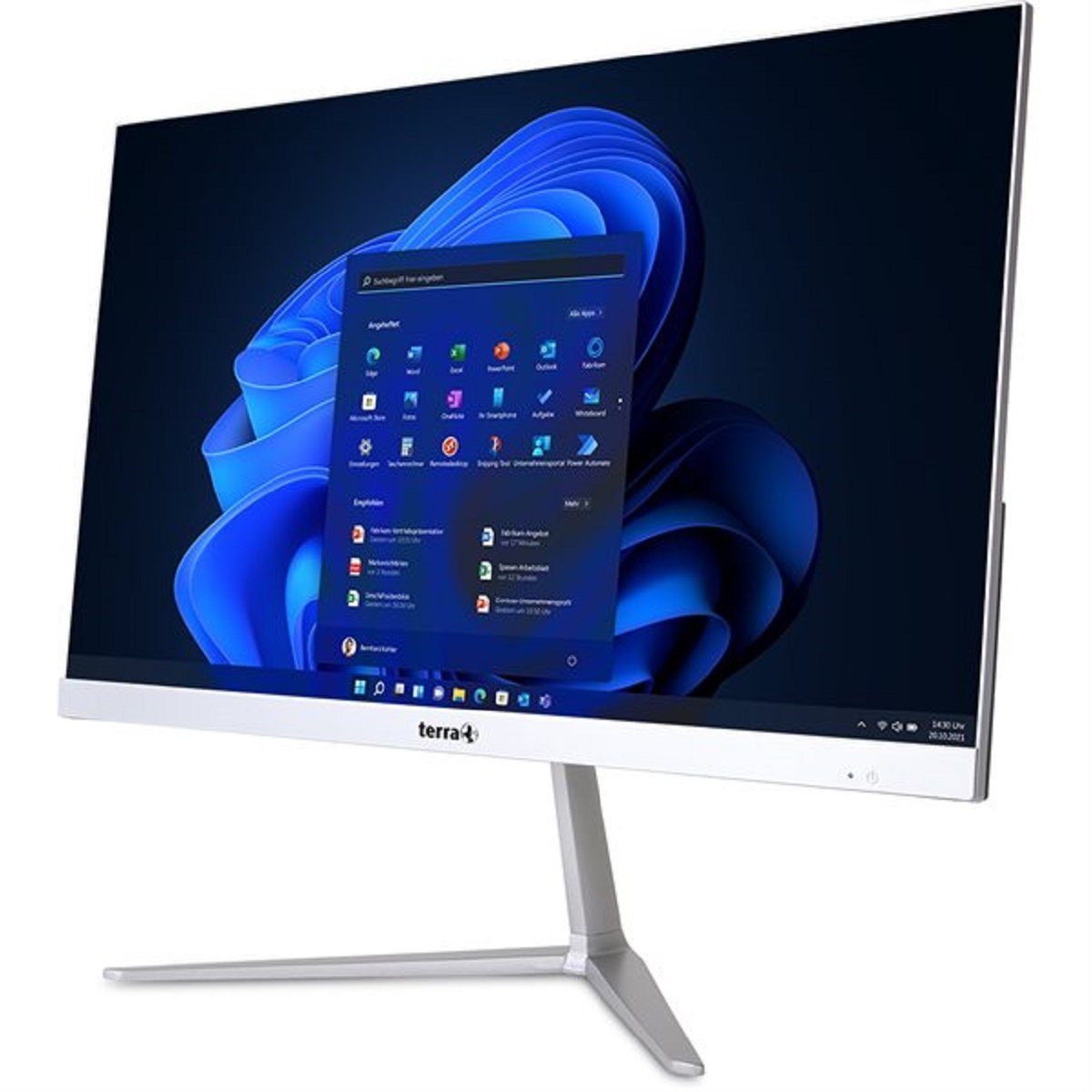 TERRA TERRA ALL-IN-ONE-PC 2400 GREENLINE - Windows 11 Home i3 All-in-One PC (23.8 Zoll, Intel Core i3 1115G4, Intel UHD Graphics, 8 GB RAM, 500 GB SSD, Windows 11 Home, HDMI)