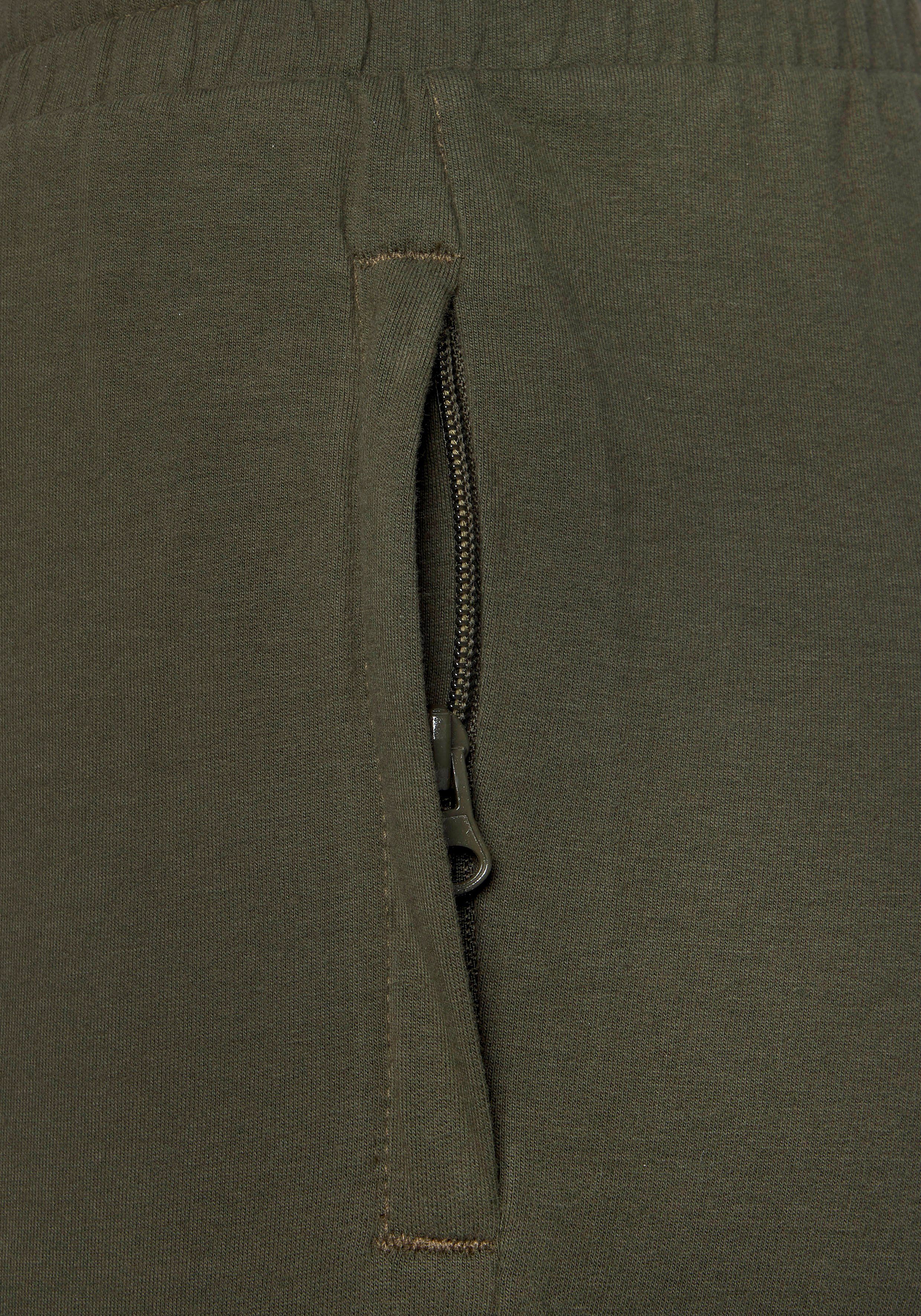 Bench. Loungewear Homewearhose mit Reißverschluss Taschen, Loungeanzug