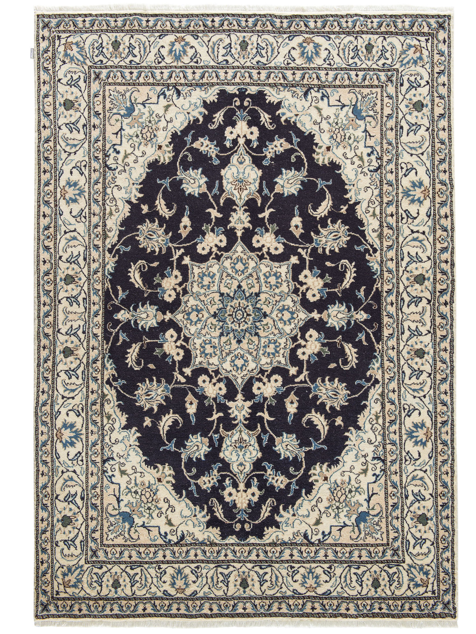Kaschmar Nain 12 Lah ca. 170 x 245 cm, Unikat / Einzelstück