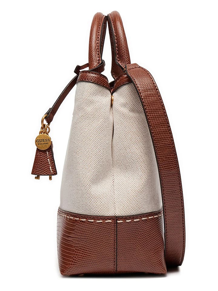 Guess Henkeltasche in Beige/ Braun - (B)31 x (H)21 x (T)11 cm günstig kaufen onesize