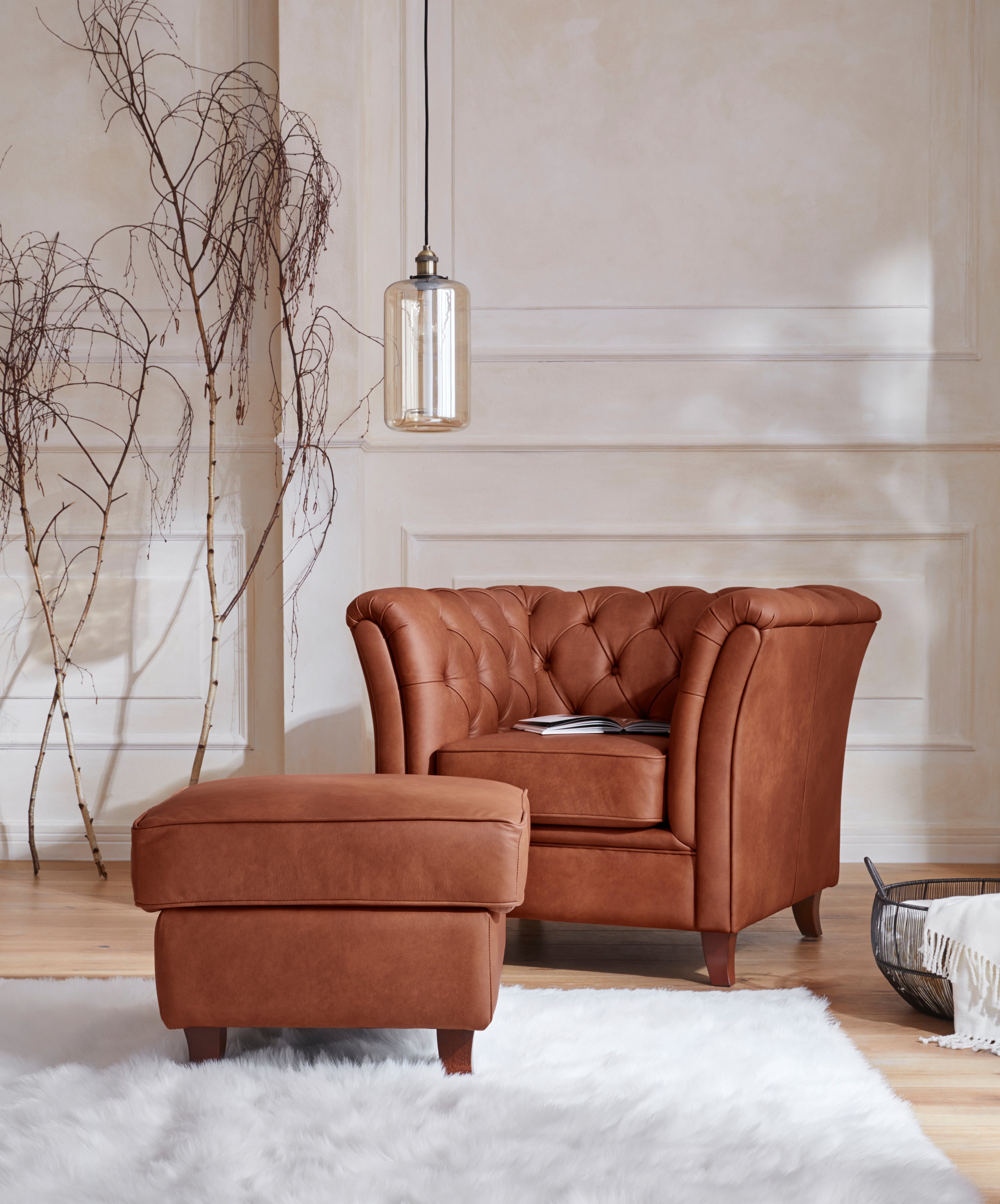 Home affaire Chesterfield-Sessel Reims, mit echter Chesterfield-Knopfheftung, hochwertige Verarbeitung