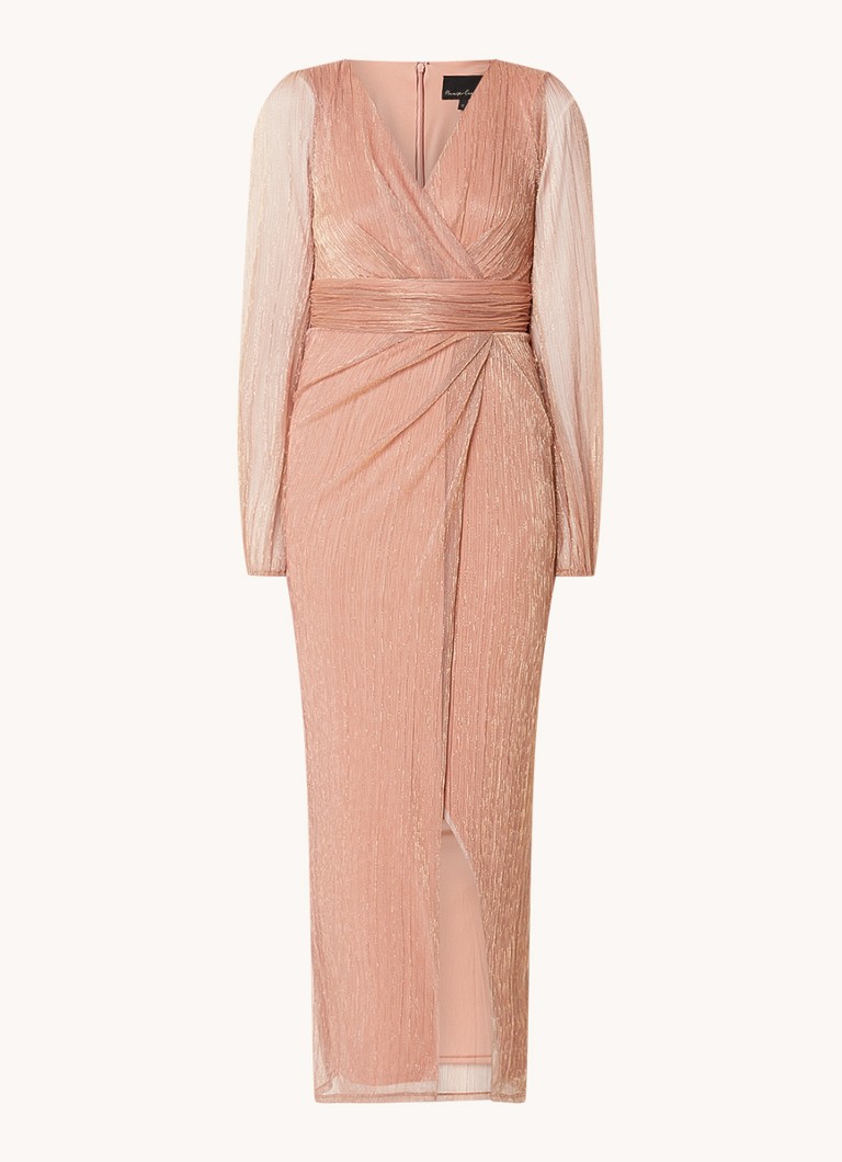Abito midi Brielle di Phase Eight, in lurex con spacco