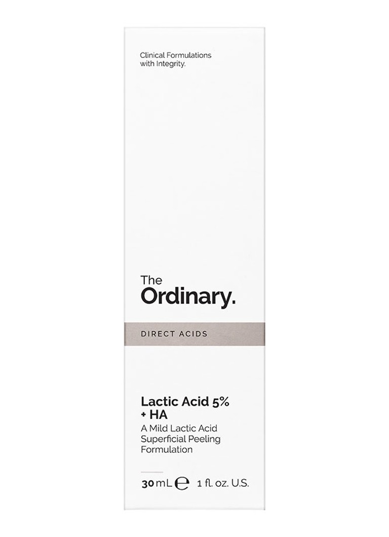 The Ordinary pienskābe 5% + HA 2% - pīlings