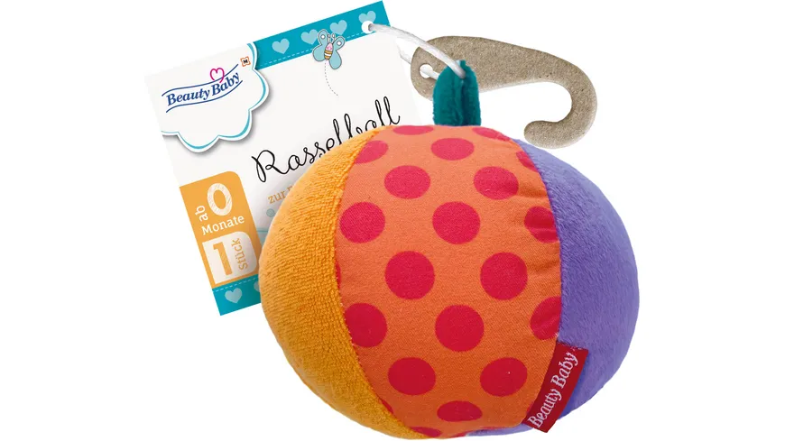 Beauty Baby Rasselball Bunt