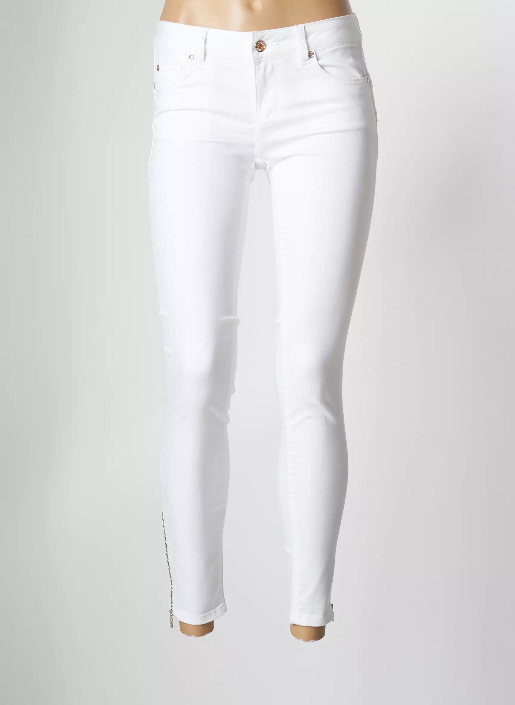 Liu Jo Pantalon7 8 Femme couleur blanc
