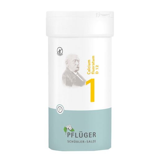 BIOCHEMIE Pflüger 1 Calcium fluoratum D 12 Tabl.  400 St  Tabletten