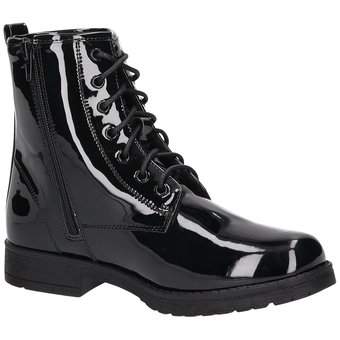 Puccetti Schnür Boots in schwarz
