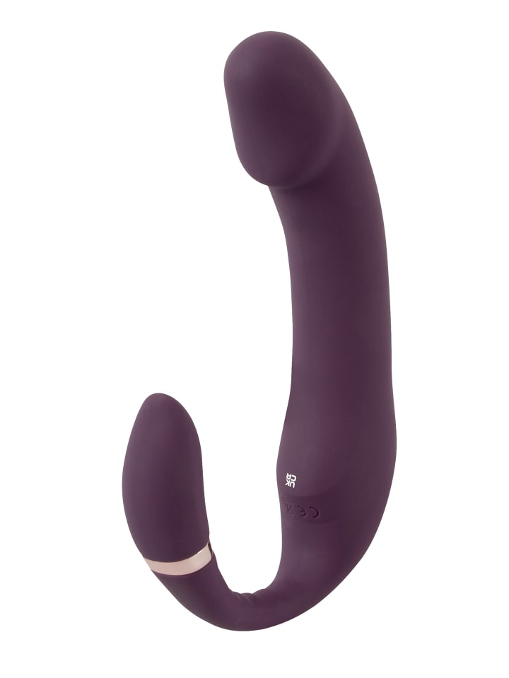 Javida Vibrator Nodding Tip Vibrator with Stimulator in lila günstig kaufen 18,5 cm