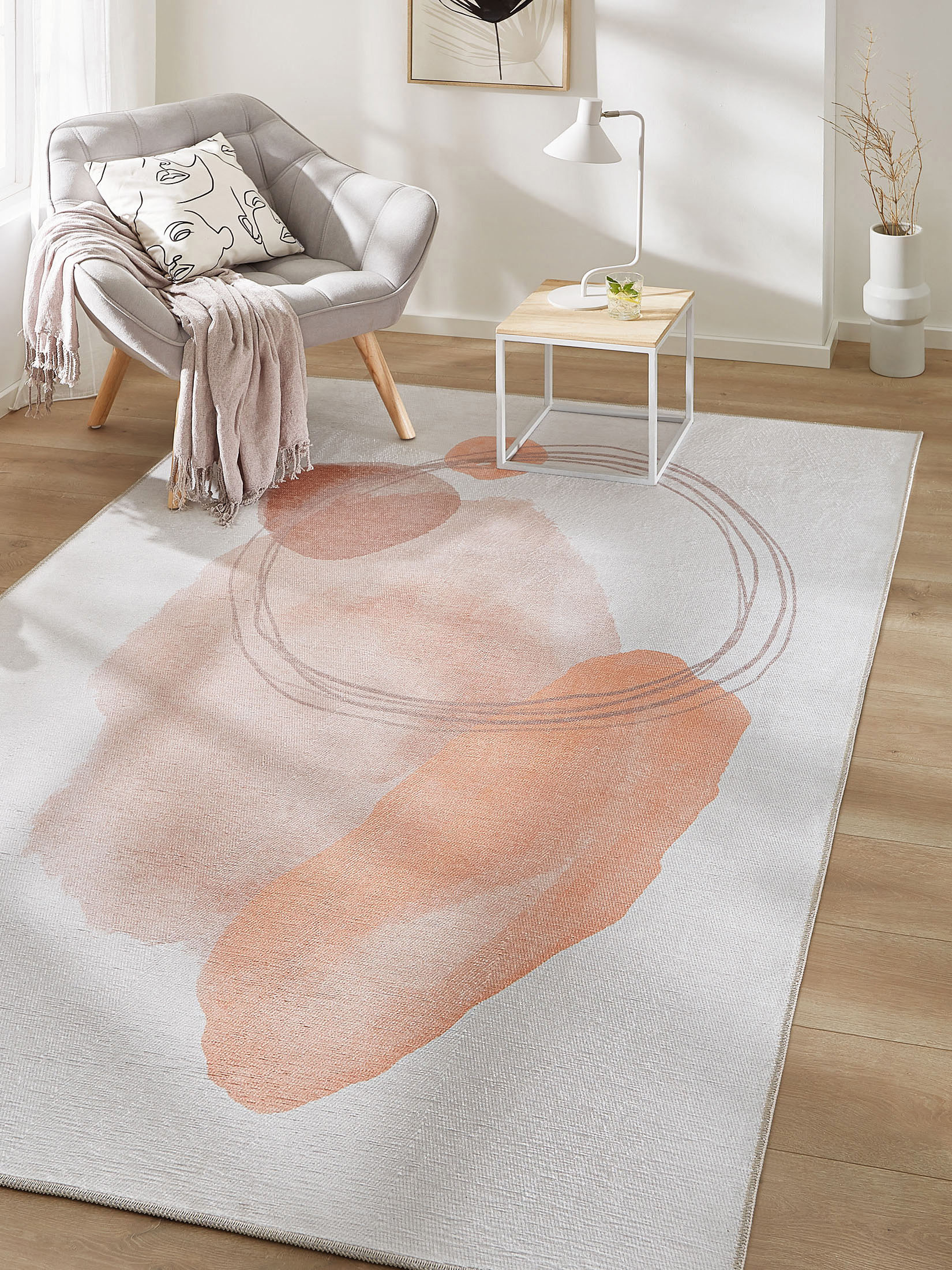 Ciottolo Moderner Teppich, Creme