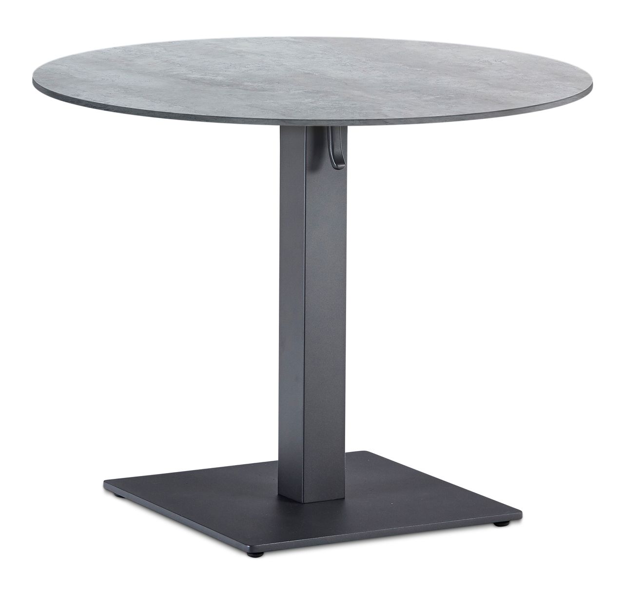 BEST Tisch Cervia 90cm Ø anthrazit/HPL