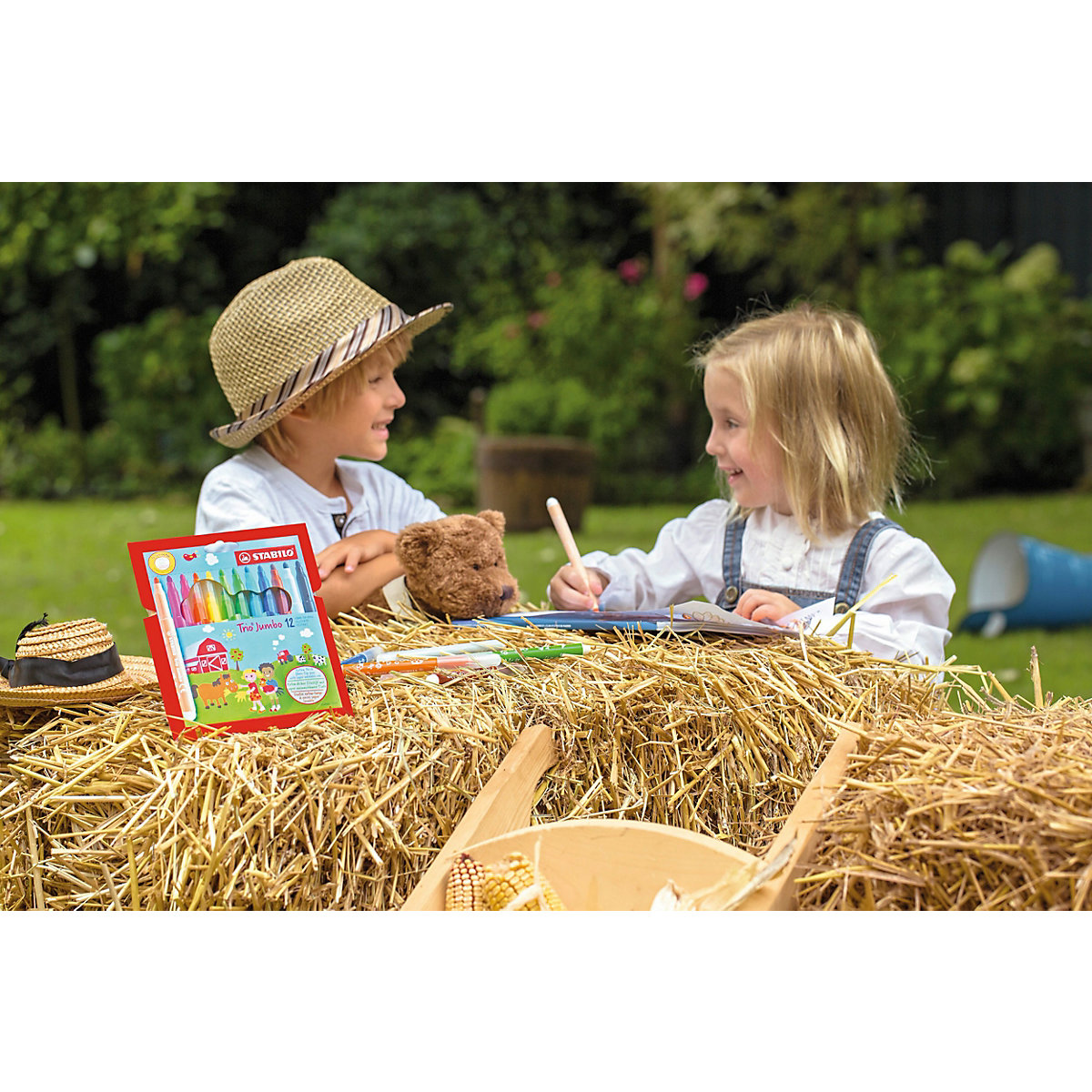 Filzstifte Trio Jumbo, 12 Farben