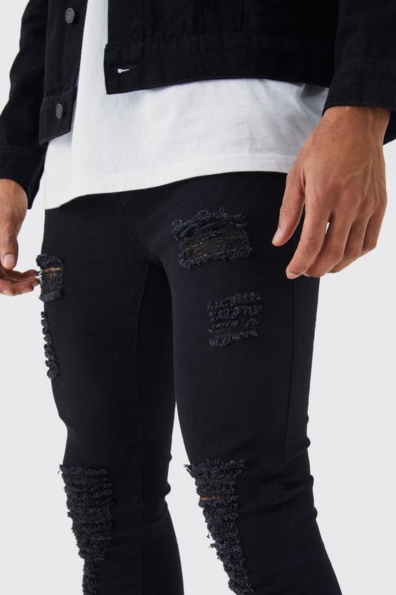 Super Skinny Jeans mit Rissen