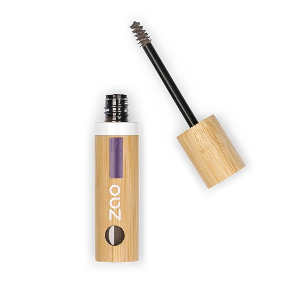 zao essence of nature Mascara sourcils 053 Brun ZAO Mascara sourcils certifié bio, 100% naturel, vegan et rechargeable